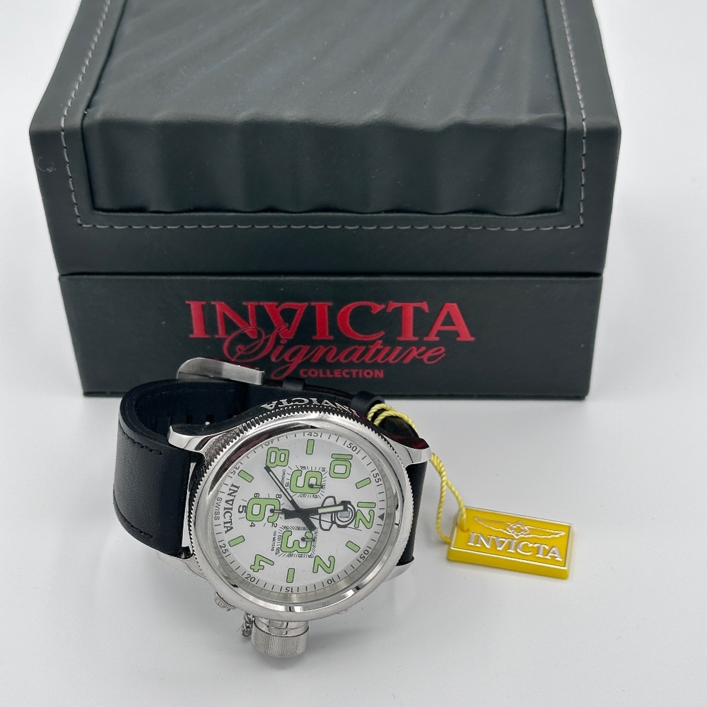 Invicta Men 7001 Signature Collection Russian Diver 52mm Chronograph Watch 100m